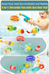 GauJat 1-3, 8Pcs Set 3 4 5 6 2-4 Magnetic Fishing Bath Toys for Toddlers Bathtub Water Toys with Fishing Pole, Pool