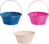 3 Packing, Decorations(10" 12") JOYIN Pcs Easter Bamboo Baskets with Polka Dots Lining and Handle, Woven Easter Eggs