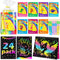 Ximoeo 24Pack Rainbow Scratch Notebook Party Favor For Kids 4-8 8-12 Scratch Art