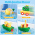 Set: 360 18 SOCBTNSO FlowFun Bath Toy Electric Shower with Rotate, Rocket Whistle, Cute Car Toy & Little Yacht |