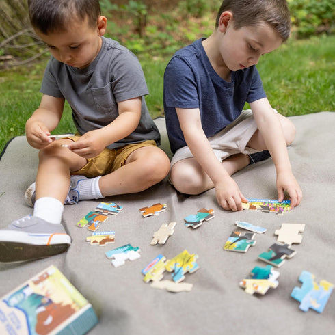 24pc Jigsaw Puzzle Bundle for Boys and Girls Ages 3+ - National Parks by Melissa & Doug