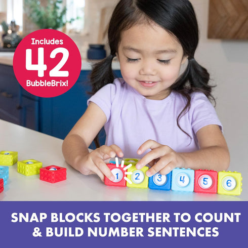 Educational Insights Number BubbleBrix - Toddler Learning Toys, Fidget Popper, Learn Numbers, Gift for Kids Ages 3+
