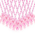 XunYee 48 Pcs Baby Shower Pacifier Necklace Cute Feet Acrylic Pacifiers Necklace