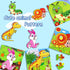 Puzzles for Kids Ages 3-5 - 9 Pack Wooden Jigsaw Puzzles for Toddlers 16 Pieces Educational Learning Toys