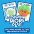 Set, Set, 3+ Educational Insights Playfoam Shape & Learn Numbers Flash Card Preschool Kindergarten Classroom