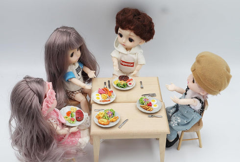 Lovely Mixed 5 Assorted Dollhouse Miniature Food - Tiny Food for Collectibles