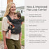 4-in-1 735 lbs, Infantino Flip Luxe Convertible Baby Carrier, Ergonomic Infant to Toddler Carrier, Updated Lumbar