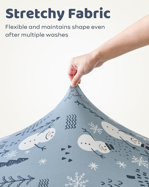 52x28Standard 4 Pack Baby Crib Sheets for Boys and Girls, Toddler Bed Sheets Fitted for Crib and Toddler Mattresses