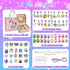 Charm Bracelet Making Kit for Girls 8-12, DIY Bead Jewelry Kit with Box, Unicorn Mermaid Arts and Crafts