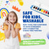 Pack 36 Sets 8 Color Swell Bulk Watercolors Paint with Wood Brushes - with Washable Colors Each - Perfect for Kids