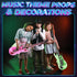 (pack 12) 36-inch 80s 90s Inflatable Guitars With Strap - Of Colorful Blow Up Guitar, Party Favors, DJ-props