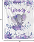 Ship Next Day, Custom Baby Boy Girls Blanket with Name, Personalized Receiving Blankets for Boys Girls, Newborn Swaddle