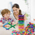 NEOACT 600 PCS Building Blocks Connect Toys, Interlocking Solid Plastic Educational Sets for Preschool Kids 3+