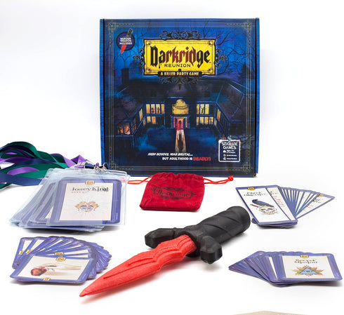 The Murder Mystery Game: Darkridge Reunion | Real-Time Thrills for Adults & Teens, 6-12 Players, Dinner Party Game