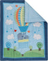 CribMATE 3 Set 1 +1 1 Set 28 52 PCs Blue Elephant Hot-Air-Balloon Nursery Crib Bedding Quilt Fitted Sheet + Skirt Baby