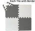 Fuzayylu 18 Pieces Foam Play Mat, Interlocking Playmat Tiles, Foam Floor Mat Tiles, Puzzle Play Mats, Exercise Gym Mats