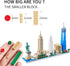 YaJie New York Skyline Micro Mini Blocks Building Set, 3452 Pcs 3D Puzzle Model Kit for Adults & Kids