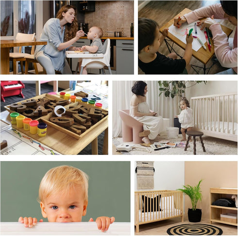 cribflex Crib Rail Covers for Teething Furniture Edge Protector for Baby - Plastic Crib Protector from Chewing - CPC
