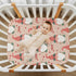 Sheet,52x28IN Pfrewn Christmas Crib Sheets for Boys Girls Gnome Cute Elf Heart Joy Fitted Crib Sheet Fits Standard Crib