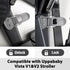 Replacement Closing Latch for UppaBaby Vista 2015+ (and V2), Hinge Latch Compatible with V1 & V2 Strollers, Gray
