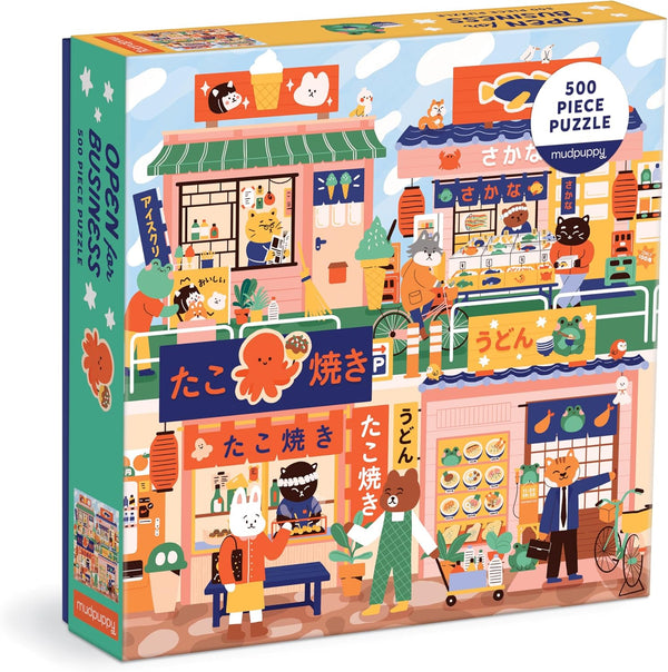 Mudpuppy Open for Business 500 Piece Family Puzzle