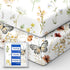 Crib Sheets for Boy Girl, Premium Soft Butterfly Crib Mattress Fitted Sheet,