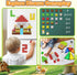 Set, (100 Matchtiles Magnetic Blocks with Animals, Magnetic Building Blocks Magnet Cube Toys Stacking, Build Forest