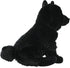 12" Wild Republic Wolf Plush, Stuffed Animal, Plush Toy, Kids Gifts, Black