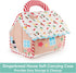 GUND My First Gingerbread House 5-Piece Playset, Soft Collection Sensory Toy for Babies with Rattle and Squeaker, 7.5”