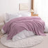 50X60 Inches 50"x60", NTBAY Plush Flannel Oversized Baby Blanket, Soft and Warm Toddler Blanket with Striped Texture