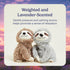 warmies Hugs Duo, Microwavable & Weighted Stuffed Animals, Sloth - Heated Stuffed Animal Plushie for Warmth & Comfort