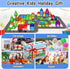 Set, 3 4 5 6 7 Magnetic Tiles Road Car Toddler Magnetic Building Blocks Toys for Year Old Boys Girls, Kids Montessori