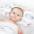 Set 1, Watercolor Hot Air Balloons Muslin Baby Burp Cloths of Super Soft & Absorbent Burping Rags, Cotton Burp Clothes