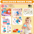 ZZXYPX 45pcs 18+ Soft Building Blocks for Toddlers - BPA-Free STEM Educational Toys Ages Months, Safe Preschool