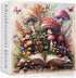 PICKFORU Mushroom Jigsaw Puzzle 1000 Pieces, Magic Book Plant Flower Puzzles Vintage, Challenging