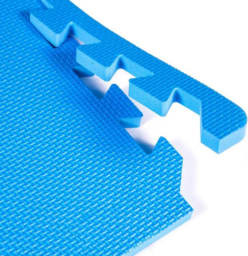 2'x2', 1/2" 6 Pack) FlooringInc's Rainbow & Natural Harmony Playmat - Kid Safe Foam Floor Tiles with Removable Edges