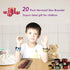 Childom 20 Pack Slap Bracelets - 2-Color Reversible Charm Bracelets with Sequins & Color Ball Head