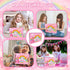 DIZRNOI Jewelry Making Kit for Girls, Unicorn Mermaid Charm Necklace Supplies Beads Set Birthday Toy Gift for Kids Age