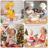 11Pcs Sets,Cooking Set 1-3,Pink TYRY.HU BPA Free Kids Play Kitchen Accessories Toy, Silicone Pretend Play Food Toys