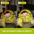 PoseablePals Set Day691PCS Flower Bouquet Building with LED Light, Flowers Basket Bonsai Botanical Collection Building