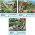 Bits and Pieces Value Set of Three 300 Piece Jigsaw Puzzles for