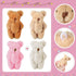 32 2.36 Inches 4 Skylety Pieces Mini Bear Plush Toy Tiny Bear Mini Joint Tiny Soft Doll Stuffed Animal Toys