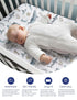 Pack Pack 2 Pack TotAha Premium Soft n Play Sheets, Super Stretchy Jersey Knit Mini Crib Sheets Fitted, Silky Comfort