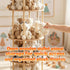 Organizer,54"Plush Stuffed Animal Zoo Storage Large Wooden Stuffed Animal Holder&Toy Storage for Kids Playroom