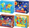 Kazmido 4 Packs 100 Piece Puzzles for Kids Ages 4-6 6-8 8-10, USA