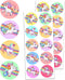 Unicorn Sticker Sheets for Kids - 20 Sheets, 200 Stickers, 1.5"