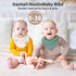 6-pack GUNTAIL Magnetic Bandana Drool Bibs - Magnetic Closure Baby Bibs - Safe, Easy, Chic Teething Bib