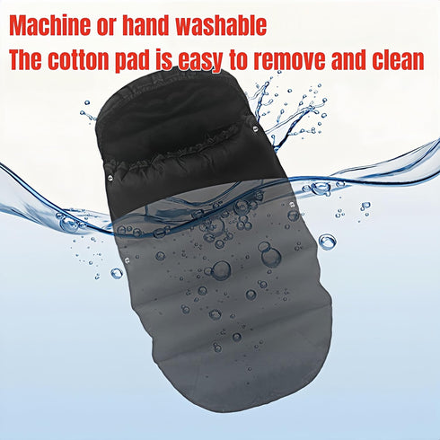 ETOFIXEE 3-in-1 Waterproof Thickened Universal Stroller Footmuff - Baby Bunting Bag, Stroller Sleeping Bag & Cotton Pad
