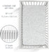 100% Butterblu Frankie Fitted Crib Sheet Organic Cotton for Baby & Toddler Mattress, Breathable for Boys & Girls, Light