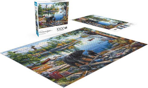 Buffalo Games - Darrell Bush - Blue Sky Reflection - 1000 Piece Jigsaw Puzzle for Adults - Finished Size 26.75 x 19.75